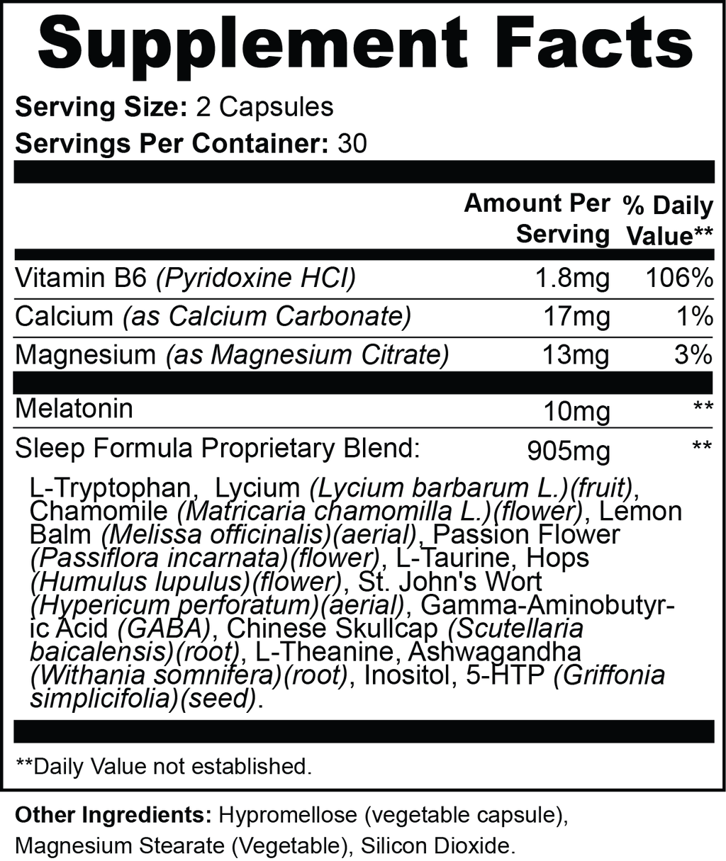 Glow Sleep Well Sleep Support – Extra Strength Sleep Aid | Magnesium, Ashwagandha & Melatonin | 60 Capsules